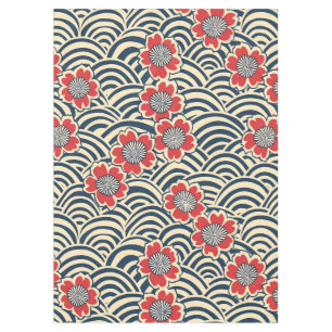 Nappe Élégant Motif sans couture en fleur de cerisier (8