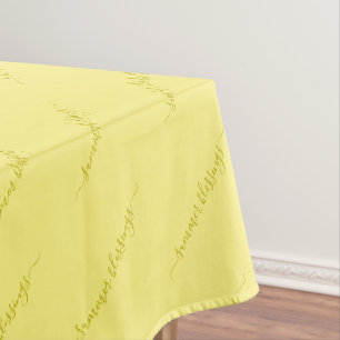 Nappe Élégant Personnalisé Été Jaune