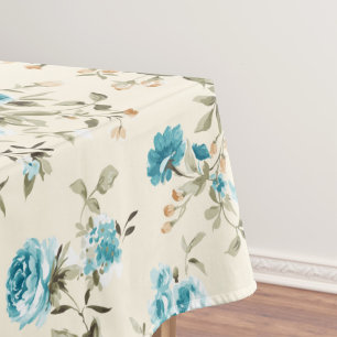 Nappe Elégante aquarelle motif décorative fleurie