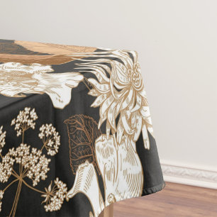 Nappe Elégante aquarelle motif décorative fleurie