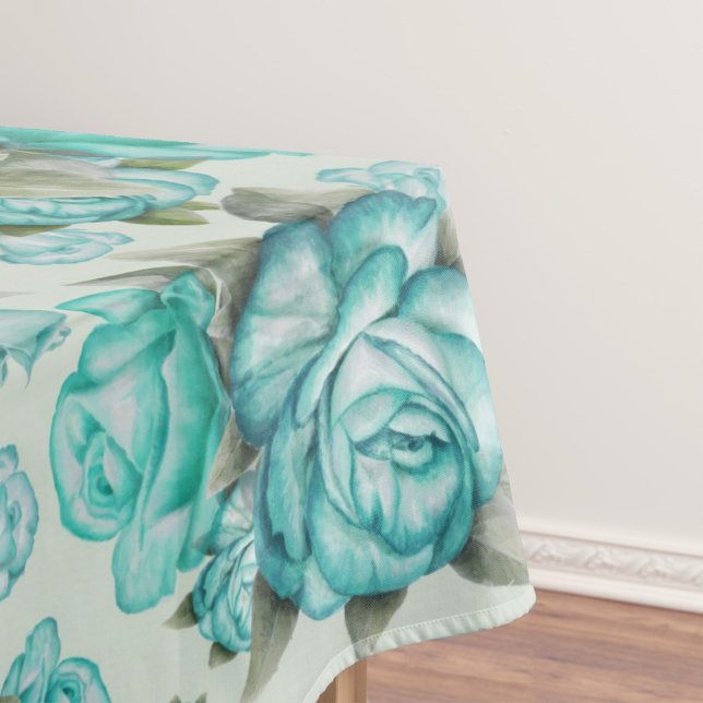 Nappe Elégante aquarelle motif décorative fleurie (Créateur téléchargé)