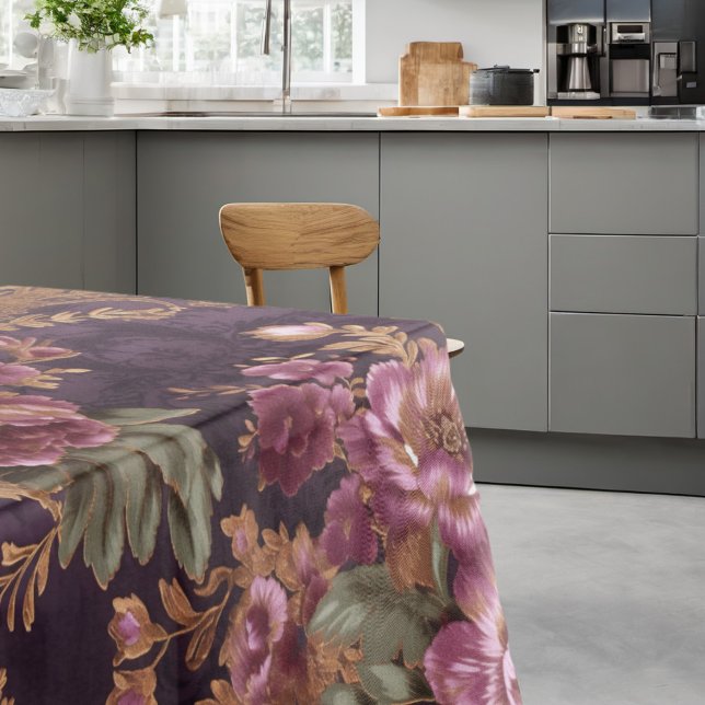 Nappe Élégante dentelle victorienne violet Roses (Créateur téléchargé)