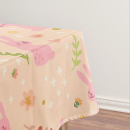 Nappe élégante du motif | de Pâques d'aquarelle