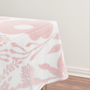 Nappe Élégante Rose Gold Flowers Formes Motif