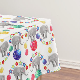 Nappe Elephant Stars Circus Motif