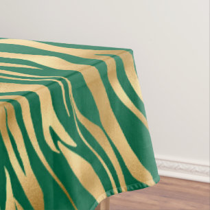 Nappe Emerald et Gold Safari Series Design 2
