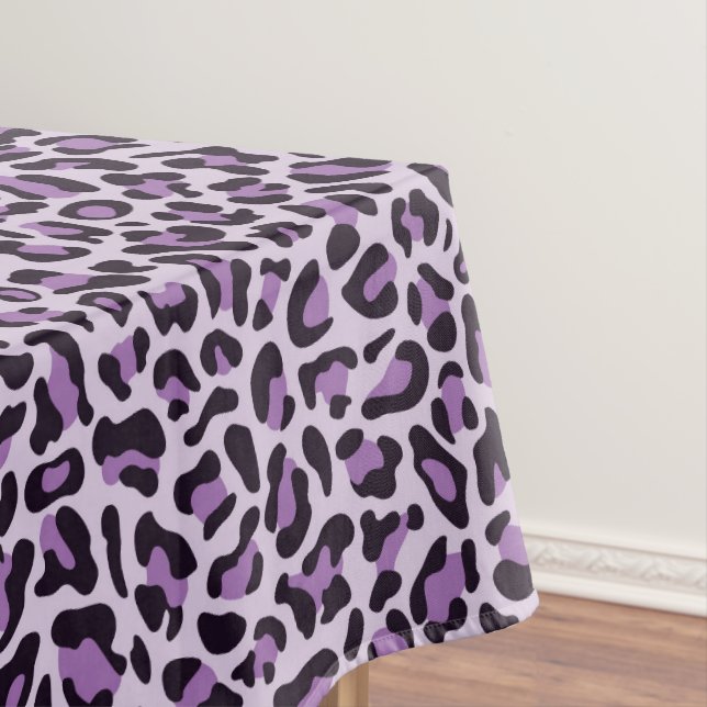 Nappe Empreinte de léopard violet élégant (In Situ)