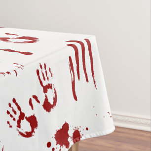 Nappe Empreintes sanglantes Sanguines Spatter Crime Scèn
