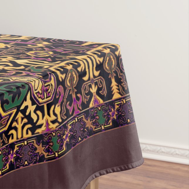 Nappe en coton d'art populaire arménien, 52"x70" (In Situ)
