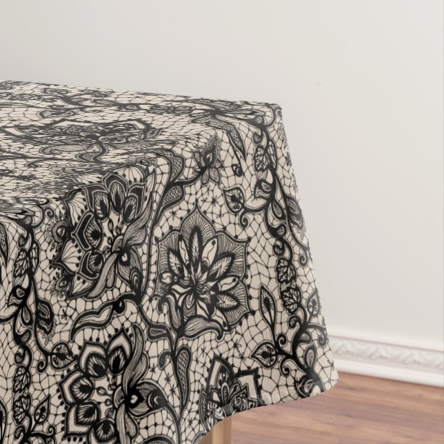 Nappe en dentelle noire Faux (In Situ)