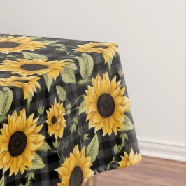 Nappe en vichy Motif tournesol