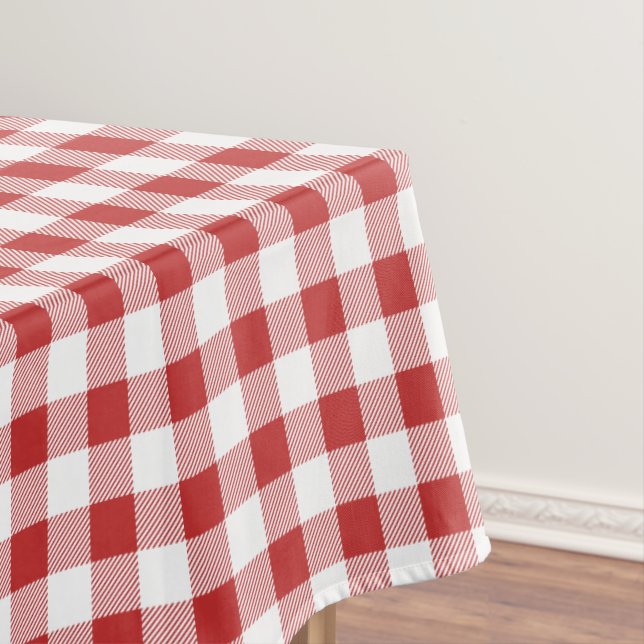 Nappe En vichy Rouge - BBQ Cuisine Pique-nique Nai (In Situ)