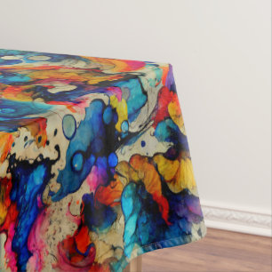 Nappe Encre liquide colorée Abstraction