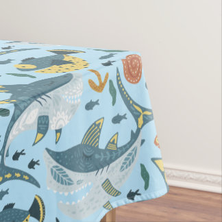 Nappe Enfants modernes Enfants Anniversaire Shark Party 