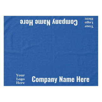 Nappe Entreprise Bleu et Blanc Nom Votre logo