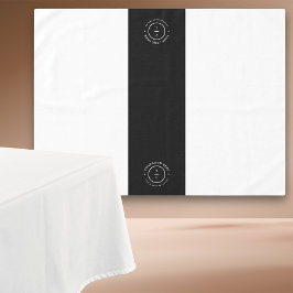 Nappe Entreprise Classy Logo Stripe Black Runner Event S