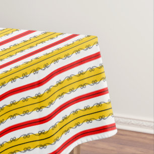 Nappe espagnole de rayure