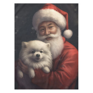 Nappe Esquimau américain avec le Père Noël Festif de Noë
