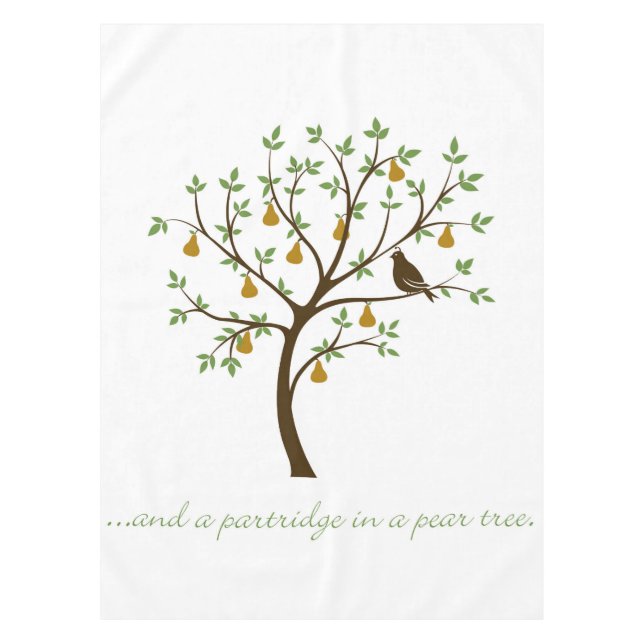 Nappe Et un perdrix dans un poirier (Devant)