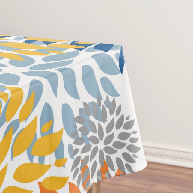 Nappe Été Floral Abstrait Couleurs vives Motif (In Situ)