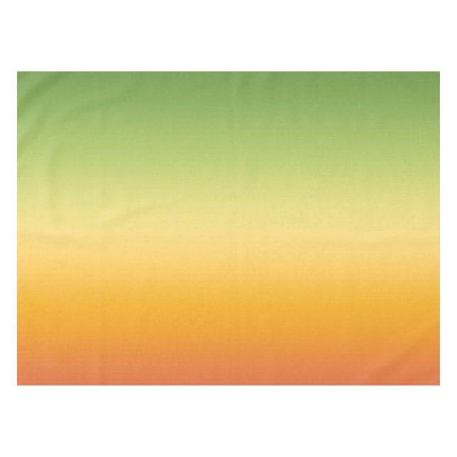 Nappe Été Tropical Dégradé Orange Lemon Lime Ombre (Devant (Horizontal))