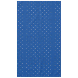 Nappe Étoiles florales juives sur bleu foncé (Grand)