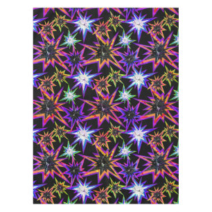 Nappe Étoiles sur noir.