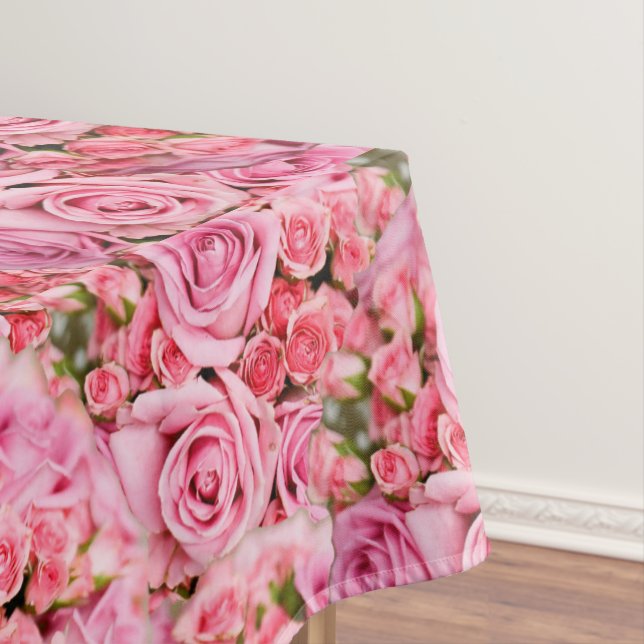 Nappe Explosion de fleurs de bouquet rose (In Situ)