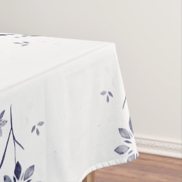 Nappe Faded Blue and White Floral Pattern