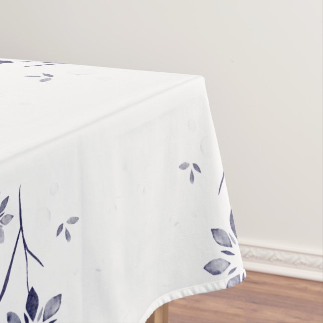 Nappe Faded Blue and White Floral Pattern (In Situ)
