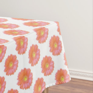 Nappe Faisée de gerbera orange