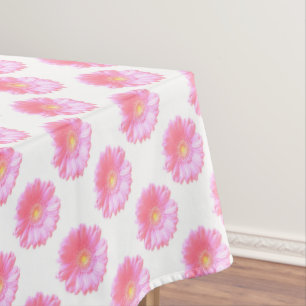 Nappe Faisée de gerbera rose pâle