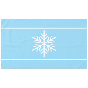 Nappe Festif Bleu clair Nordique Blanc Stripes