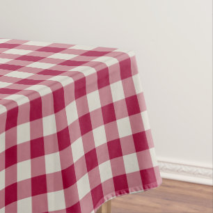 Nappe Festin canneberge rouge En vichy Plaid Rustic Holi