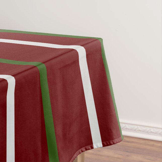 Nappe Festive Striped Tablecloth (In Situ)