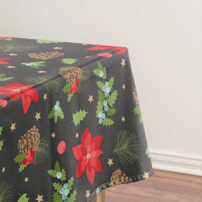 Nappe Festive vacances Poinsettia (In Situ)