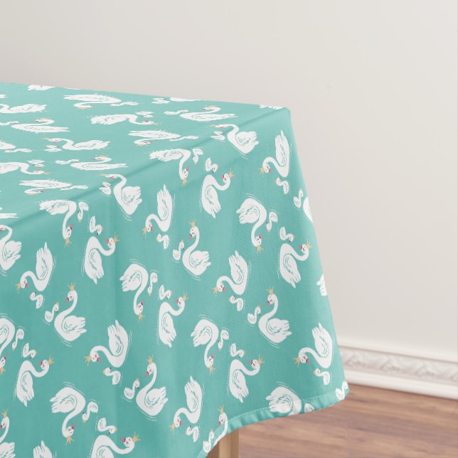 Nappe Fête d'anniversaire de Swan Turquoise (In Situ)