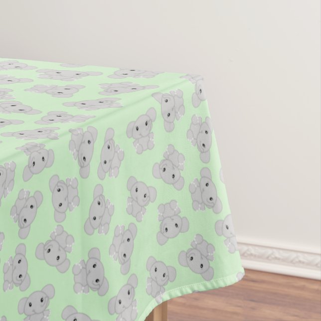 Nappe Fête d'anniversaire des éléphants (In Situ)
