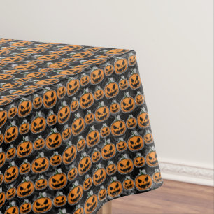 Nappe Fête d'Halloween Citrouilles Lanternes de Jack