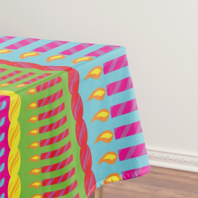 Nappe Fête du gâteau d'anniversaire (In Situ)