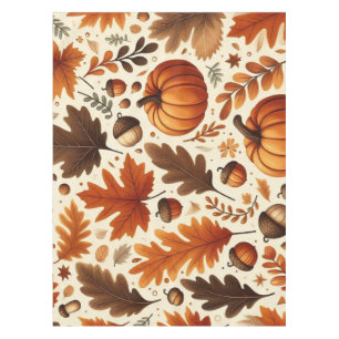 Nappe feuille/citrouille/cavernes Automne
