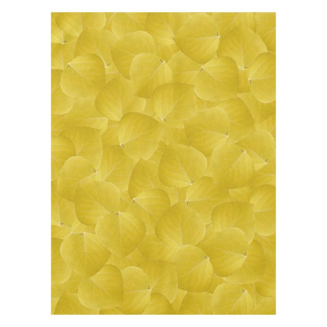 Nappe Feuille d'Aspen jaune #5 (Devant)