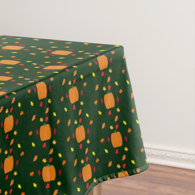 Nappe Feuilles automnales citrouilles (In Situ)