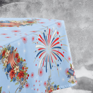 Nappe Feux d'artifice Étincelles Parti de l'Indépendance