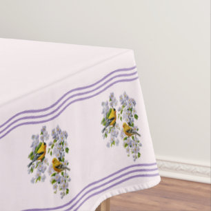 Nappe Finitions d'or et fleurs d'Apple
