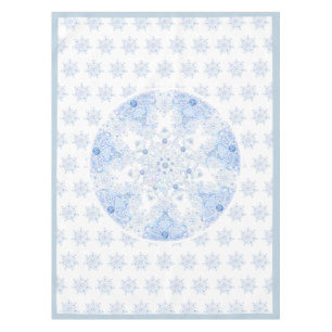 Nappe Flacon de neige bleu glace