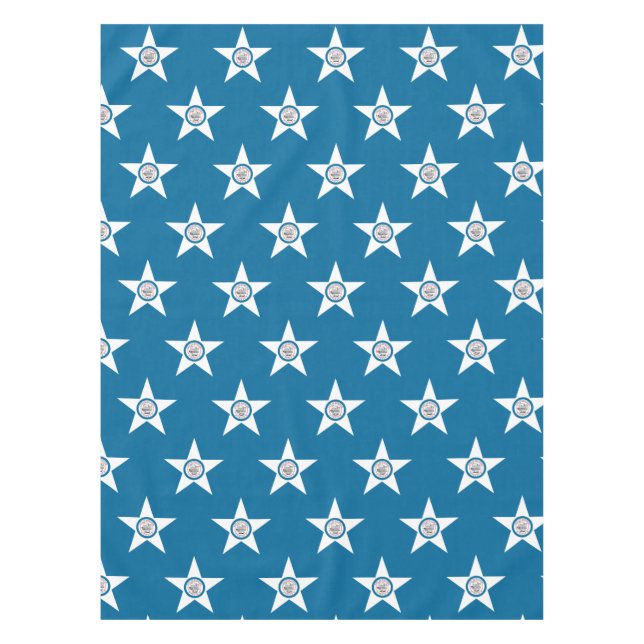Nappe Flag of city of Houston, Texas Tablecloth (Devant)
