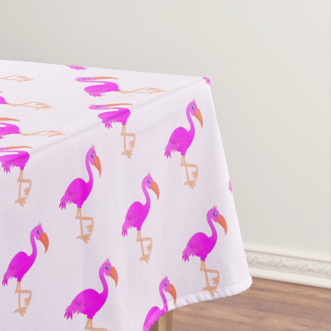 Nappe Flamants roses mignons - Joyeux 1 (In Situ)