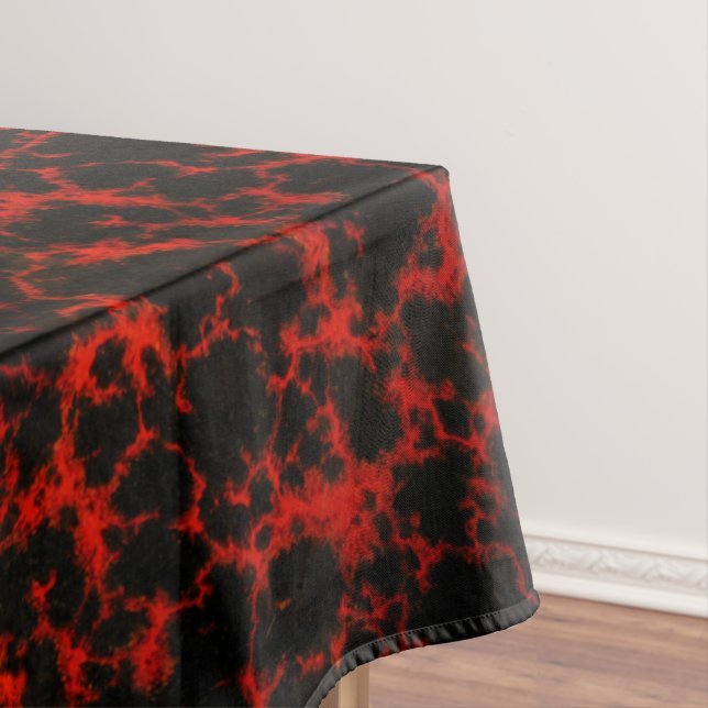 Nappe Flammes rouges et noires éclatantes (In Situ)