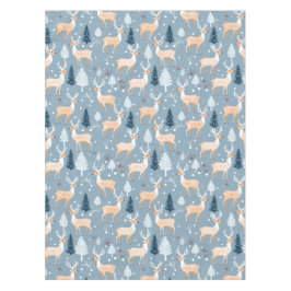Nappe Fléau de neige moderne Reindeer Pastel Élégant Cut